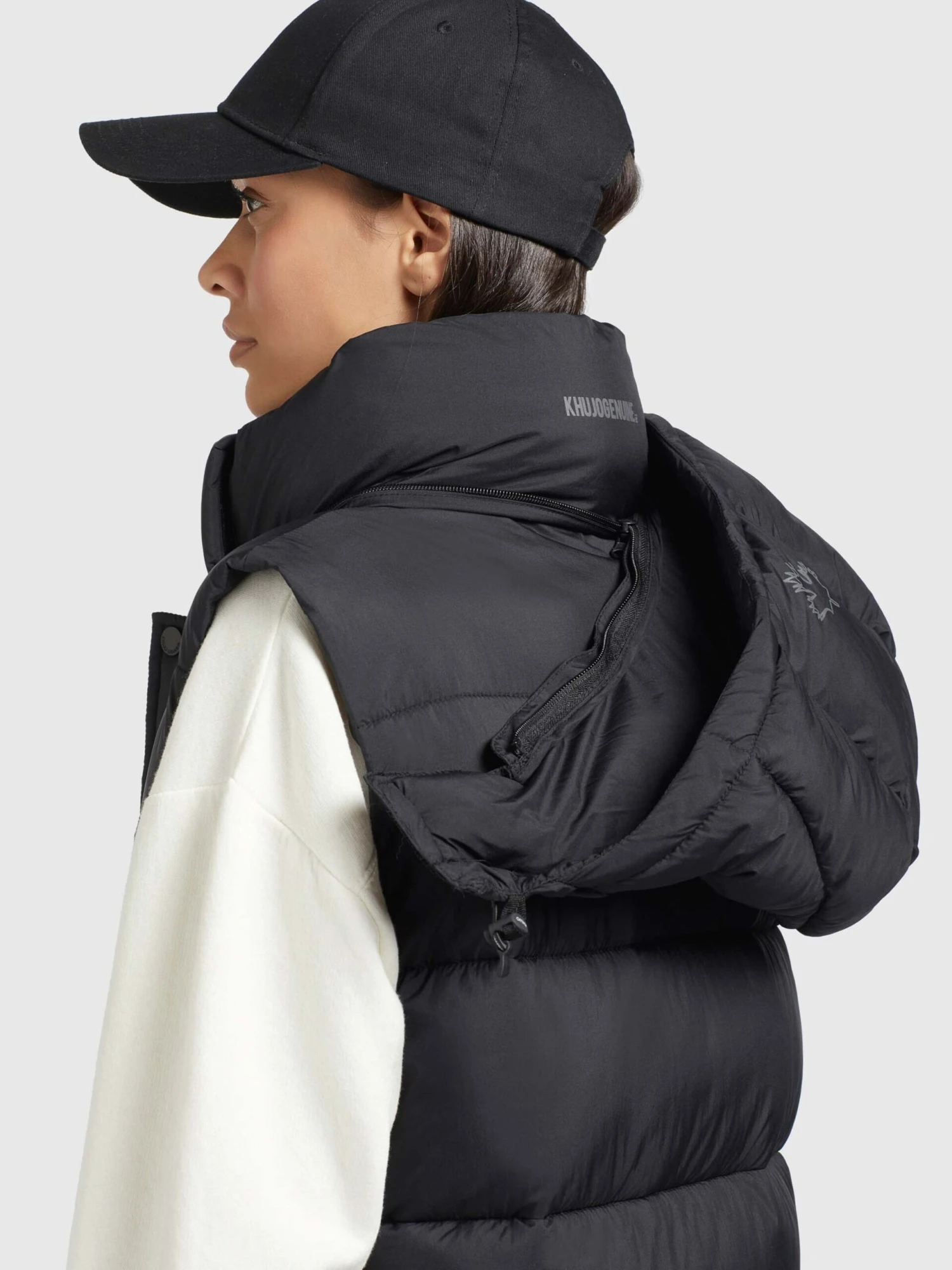 Khujo Bodywarmers Bodywarmer Magneta Dames Zwart 8 Khujo Bodywarmers Bodywarmer Magneta Dames Zwart - Afbeelding 8