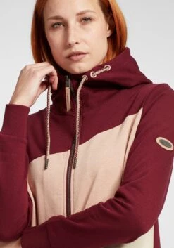 OXMO Sweatvesten Sweatvest Aggi Dames Rood -Kledingverkoopwinkel f97fd641e5ef8ce5446a4988488d17f0