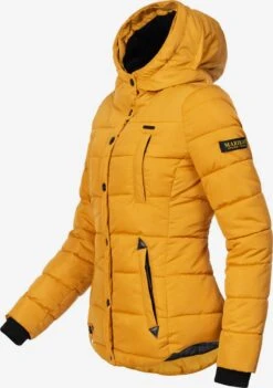 Marikoo Winterjassen Winterjas Lotusblüte Dames Goudgeel -Kledingverkoopwinkel fa0f13071c580759f3c10055262f3b41