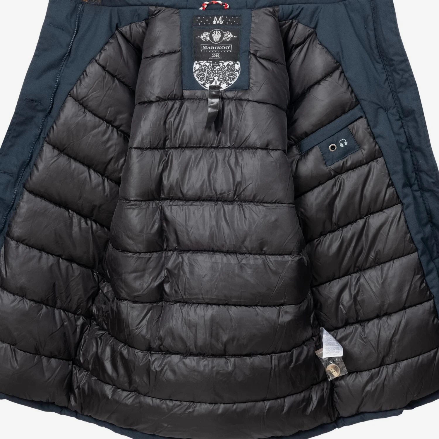 Marikoo Parkas Winterparka Karmaa Dames Donkerblauw 5 Marikoo Parkas Winterparka Karmaa Dames Donkerblauw - Afbeelding 5