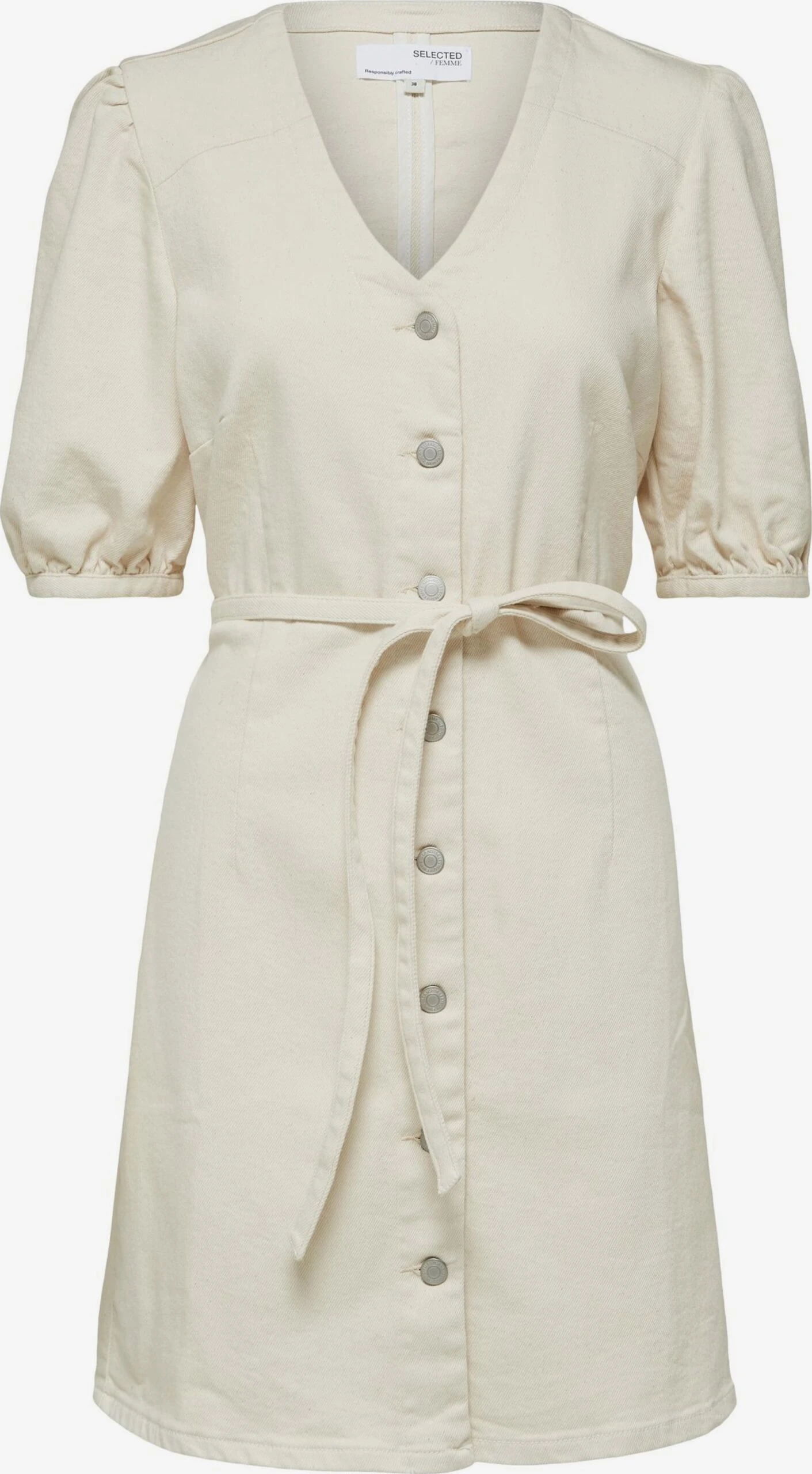 Selected Femme Blousejurken Blousejurk Sophia Dames Offwhite 1 Selected Femme Blousejurken Blousejurk Sophia Dames Offwhite