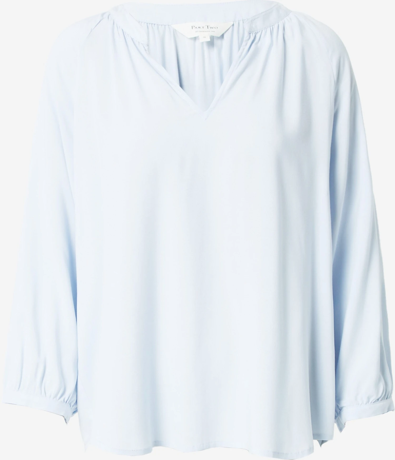 Part Two Blouses Met Korte Mouw Blouse Milean Dames Lichtblauw 1 Part Two Blouses Met Korte Mouw Blouse Milean Dames Lichtblauw