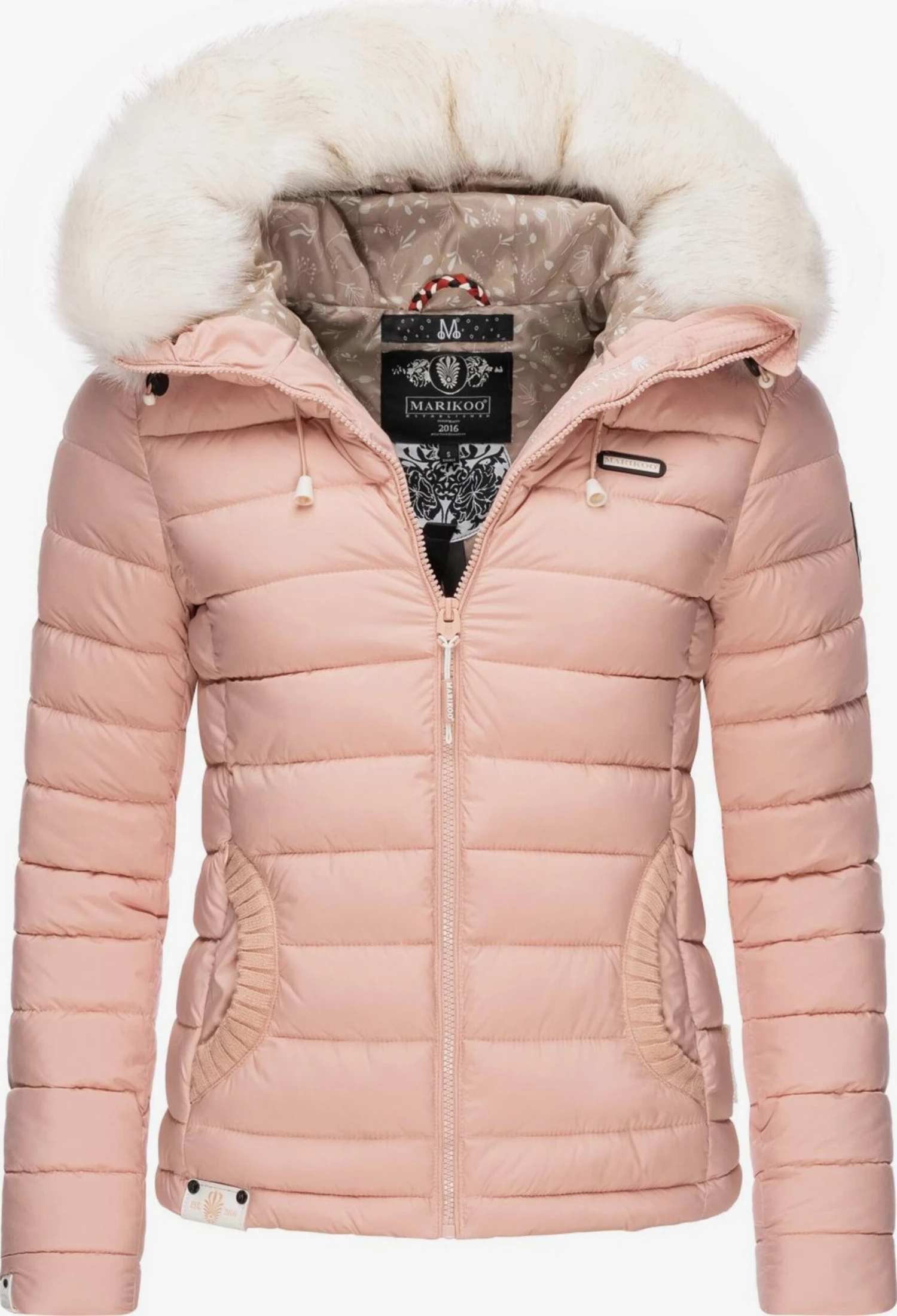 Marikoo Winterjassen Winterjas Nasriin Dames Roze 1 Marikoo Winterjassen Winterjas Nasriin Dames Roze